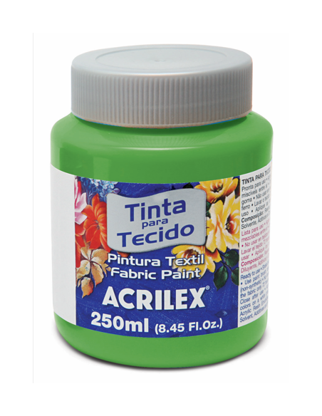 Pintura para tela Acrilex 250ml Verde Hoja 510