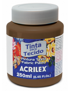 Pintura para tela Acrilex 250ml Tierra Quemada 514