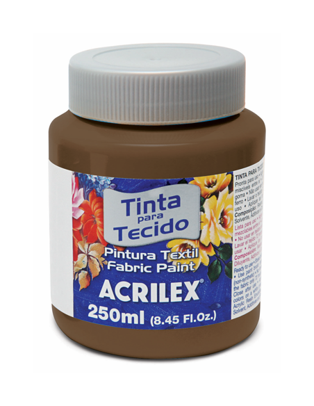 Pintura para tela Acrilex 250ml Tierra Quemada 514