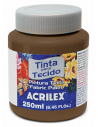 Pintura para tela Acrilex 250ml Tierra Quemada 514
