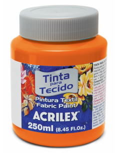 Pintura para tela Acrilex 250ml Naranja 517