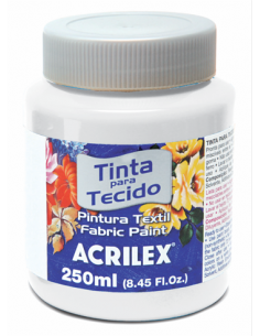 Pintura para tela Acrilex 250ml Blanco 519