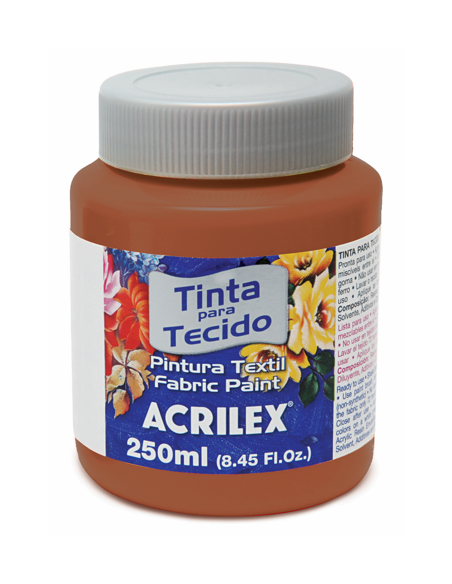 Pintura para tela Acrilex 250ml Marrón 531