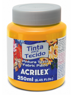 Pintura para tela Acrilex 250ml Amarillo Cadmio 536