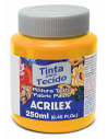 Pintura para tela Acrilex 250ml Amarillo Cadmio 536