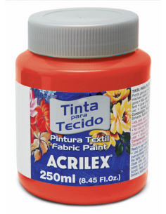 Pintura para tela Acrilex 250ml Rojo Vivo 541
