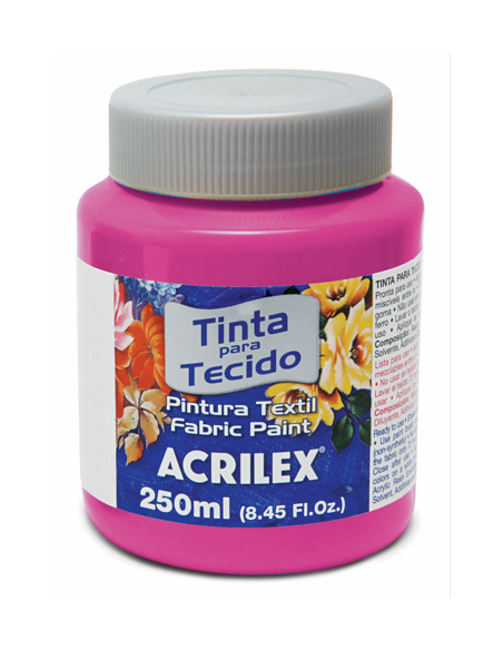 Pintura para tela Acrilex 250ml Rosa Oscuro 542