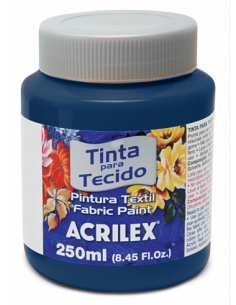 Pintura para tela Acrilex 250ml Azul Marino 544