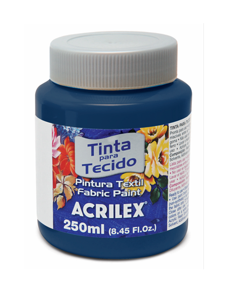 Pintura para tela Acrilex 250ml Azul Marino 544