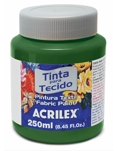 Pintura para tela Acrilex 250ml Verde...