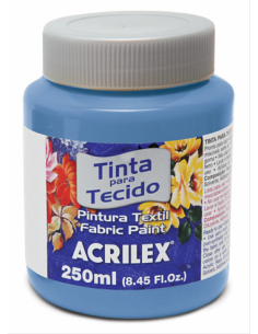 Pintura para tela Acrilex 250ml Azul Caribe 560