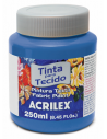 Pintura para tela Acrilex 250ml Azul Cerúleo 568