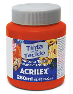 Pintura para tela Acrilex 250ml Rojo Tomate 583