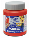 Pintura para tela Acrilex 250ml Rojo Navidad 984