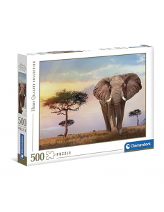 Rompecabezas African Sunset de 500 piezas, Clementoni