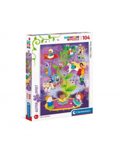 Rompecabezas Fairy Tales Time de 104 piezas, Clementoni
