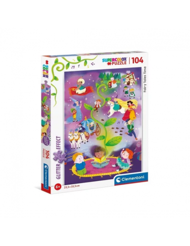 Rompecabezas Fairy Tales Time de 104 piezas, Clementoni