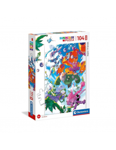 Rompecabezas Super friends! de 104 piezas, Clementoni