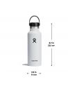 HYDROFLASK Bote White 18Oz