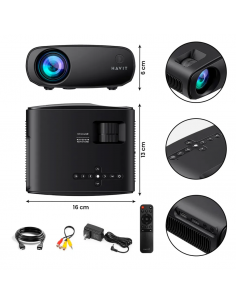 HAVIT Proyector Negro PJ207