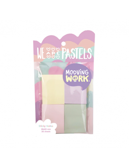 Mooving Notas adhesivas 50 hojas Maw pastel