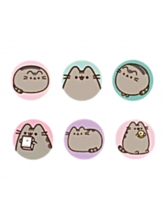 Mooving  Washi tape stickers redondos x100 MAW PUSHEEN