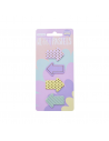 Mooving Notas adhesivas diseño de flechas Maw pastel