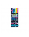 Marcadores Mooving long doble punta pincel x6