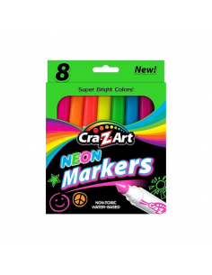 Cra-Z-Art 8 MARCADORES JUMBO NEON SET 8 PCS