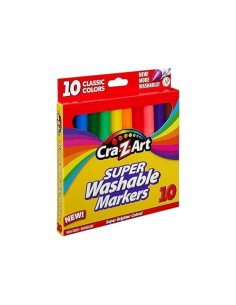 Cra-Z-Art  MARCADORES SUPERLAVABLES 10 COLORES
