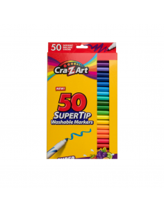 Cra-Z-Art MARCADORES LAVABLES SUPERTIP 50 PCS
