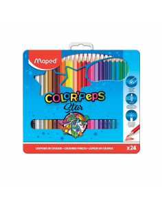 Lapices de colores 24uds Color peps, MAPED
