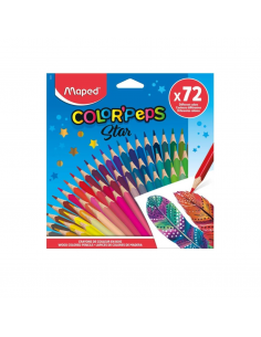 Caja de Colores Peps Star de 72 Colores, MAPED