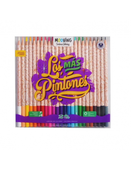 Set de lápices de colores Mooving x24