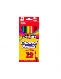 Cra-Z-Art  LAPICES DE COLORES LARGOS SET 12 PCS