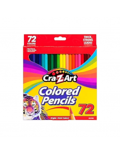 Cra-Z-Art LAPICES DE COLORES LARGOS SET 72 PCS