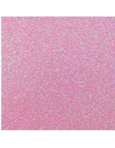 Goma eva glitter  50 x 70  palo de rosa