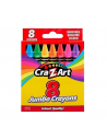 Cra-Z-Art  CRAYONES LAVABLES JUMBO SET 8 PCS