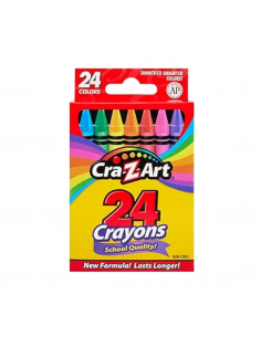 Cra-Z-Art  CRAYONES  SET 24 PCS