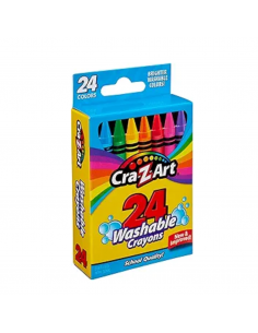 Cra-Z-Art CRAYONES LAVABLES SET 24 PCS