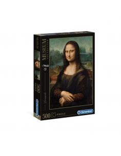 Rompecabezas Leonardo, Gioconda, 500 piezas, Clementoni