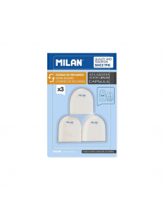 Pack Repuesto 3 borrador para Capsule, MILAN