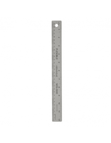 Regla inoxidable 30 cm, MERANGUE