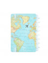 Cuaderno By Gocase Mapa Mundi Azul A5