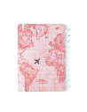 Cuaderno Inteligente By Gocase Mapa Mundi Rosa A5