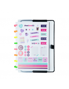 Cuaderno Inteligente Lest Glitter Neon Black A5