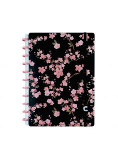 Cuaderno Inteligente By Gocase Classical Rose Black Grande