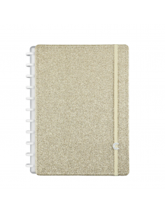 Cuaderno Inteligente Lets Glitter Gold Grande