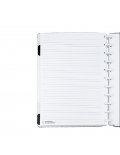 Cuaderno Inteligente Lets Glitter Silver Grande