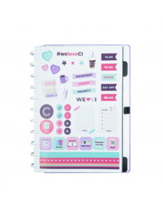 Cuaderno Inteligente Purple Galaxy By Gocase Grande